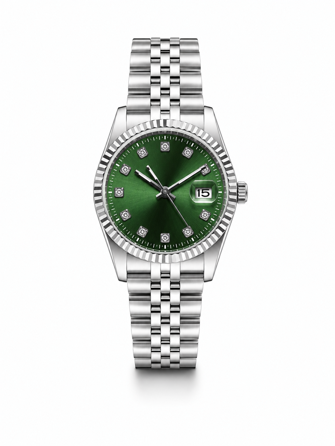 Rolex datejust yeşil jübile kordon
