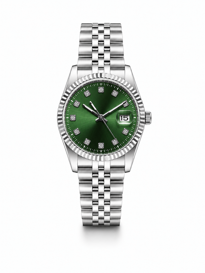 Rolex datejust yeşil jübile kordon