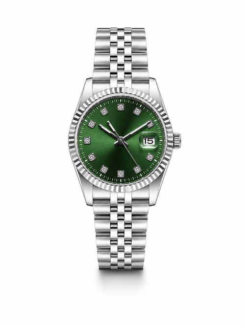 Rolex datejust yeşil jübile kordon
