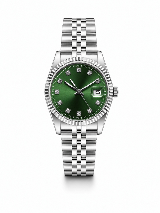 Rolex datejust yeşil jübile kordon